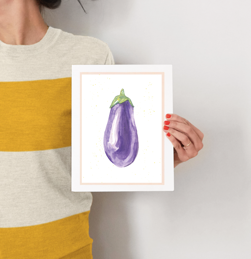 Poster Eggplant