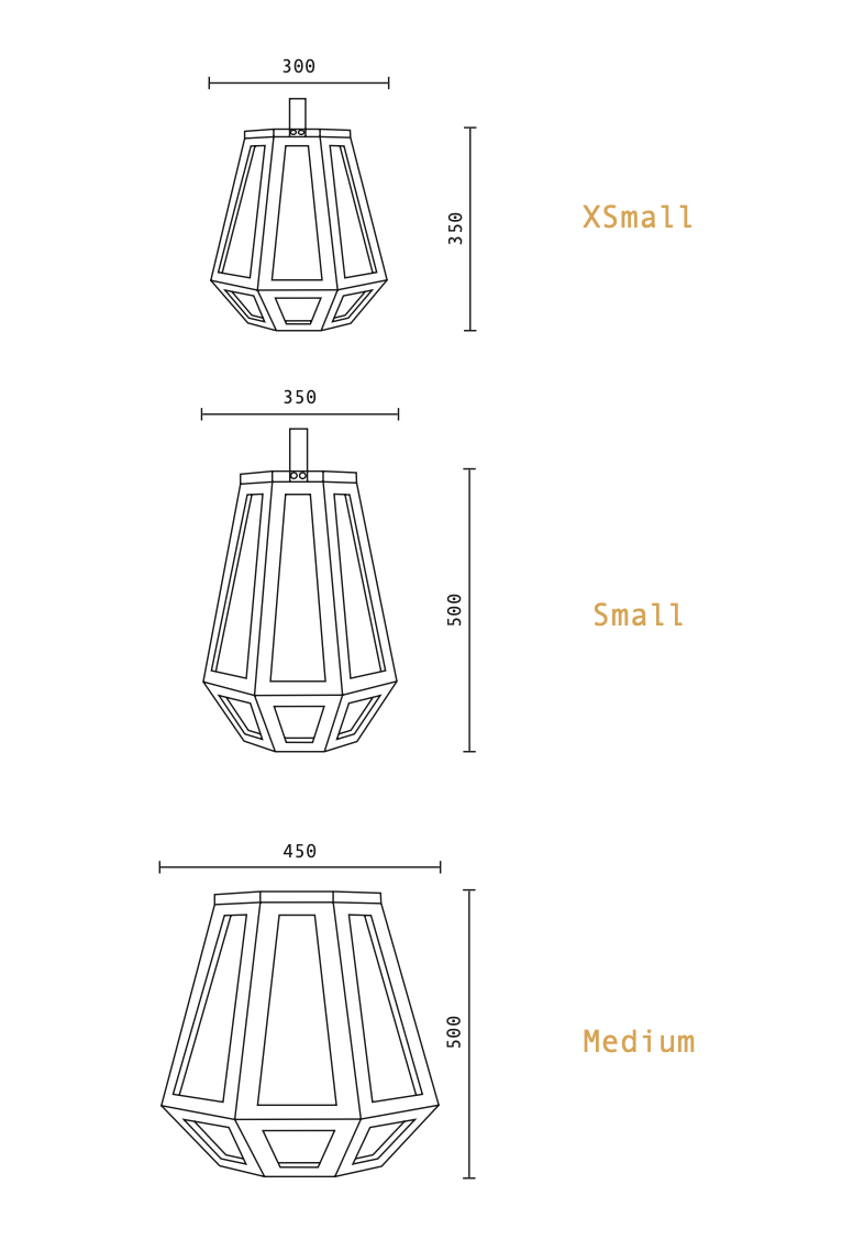 Lamp ZUID Walnut