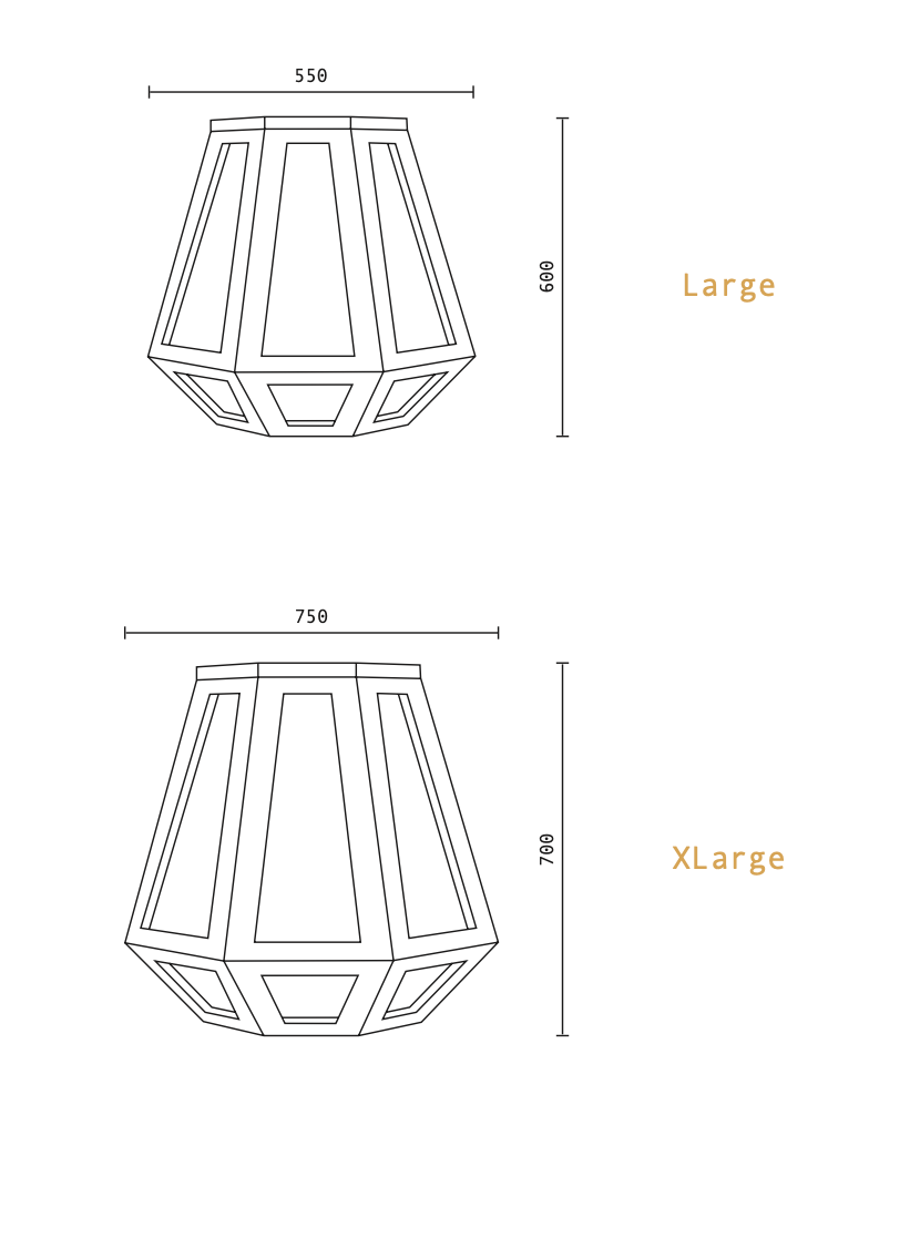 Lamp ZUID Walnut