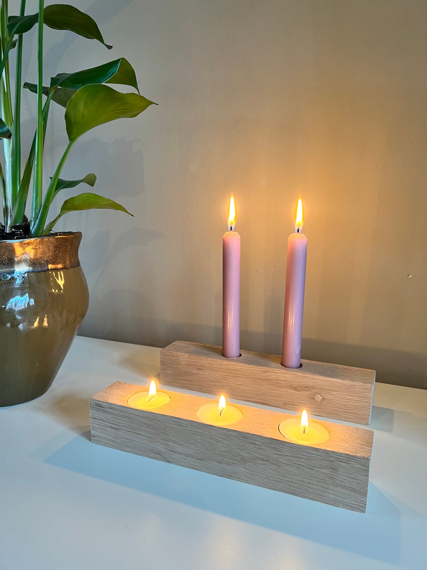 Candle Holder Double